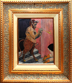 Horned Piper painting